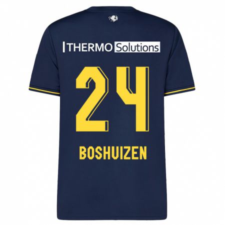 Kandiny Herren Annouk Boshuizen #24 Marine Auswärtstrikot Trikot 2023/24 T-Shirt Österreich