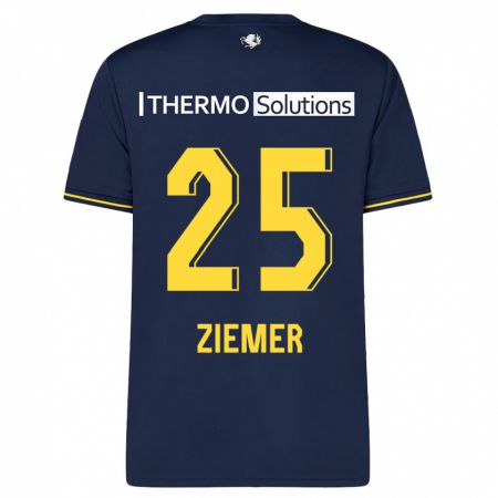 Kandiny Herren Taylor Ziemer #25 Marine Auswärtstrikot Trikot 2023/24 T-Shirt Österreich