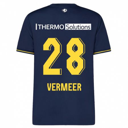 Kandiny Herren Sofie Rianne Vermeer #28 Marine Auswärtstrikot Trikot 2023/24 T-Shirt Österreich