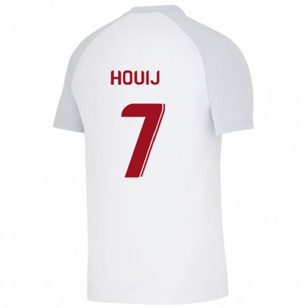 Kandiny Hombre Camiseta Mariem Houij #7 Blanco 2ª Equipación 2023/24 La Camisa