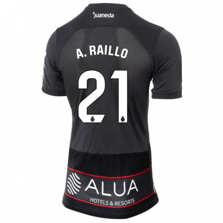 Kandiny Uomo Maglia Antonio Raíllo #21 Nero Kit Gara Away 2023/24 Maglietta