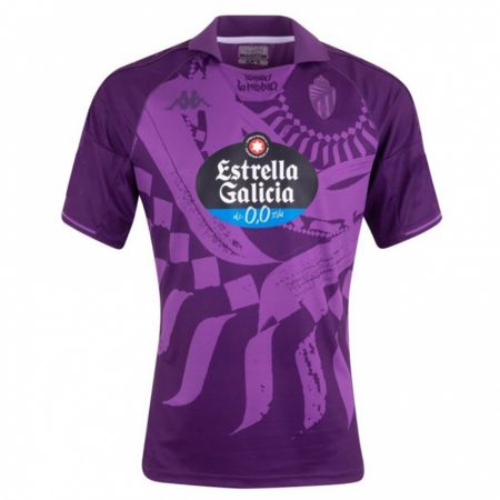 Kandiny Uomo Maglia Raúl Moro #11 Viola Kit Gara Away 2023/24 Maglietta