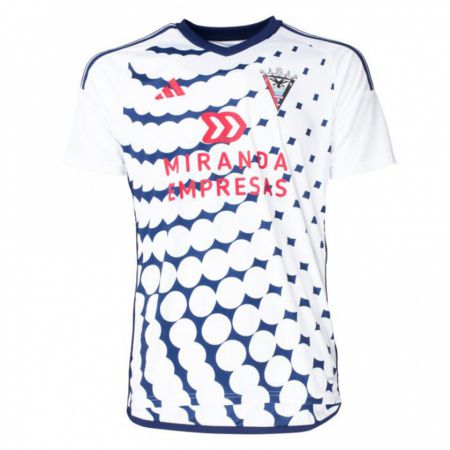 Kandiny Hombre Camiseta Aaron Cámara #18 Blanco 2ª Equipación 2023/24 La Camisa