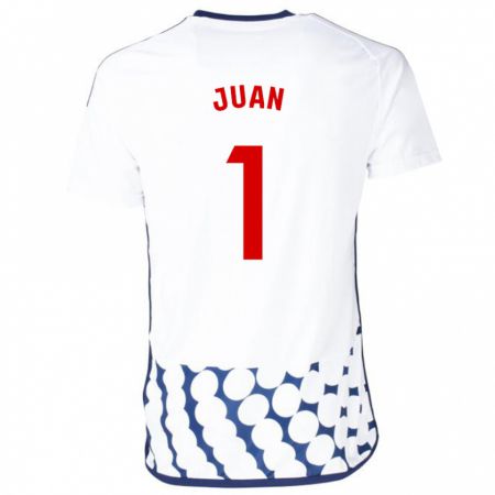 Kandiny Uomo Maglia Ramón Juan #1 Bianco Kit Gara Away 2023/24 Maglietta