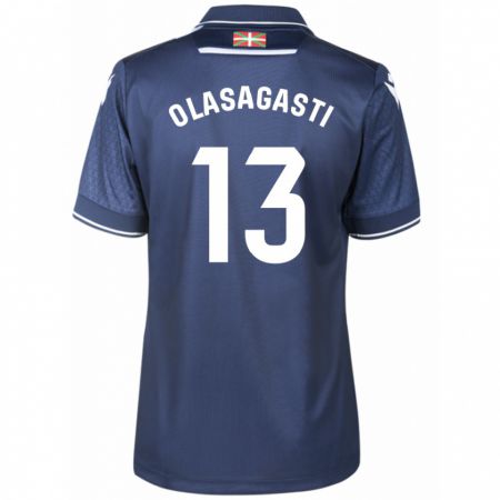 Kandiny Uomo Maglia Lander Olasagasti #13 Marina Militare Kit Gara Away 2023/24 Maglietta