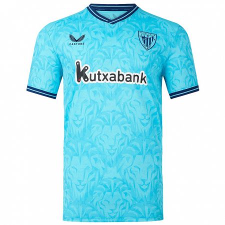 Kandiny Uomo Maglia Marta Unzué Urdániz #8 Cielo Blu Kit Gara Away 2023/24 Maglietta