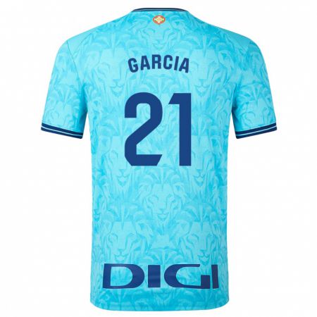 Kandiny Uomo Maglia Beñat García #21 Cielo Blu Kit Gara Away 2023/24 Maglietta