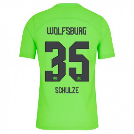 Kandiny Dames Philipp Schulze #35 Groente Thuisshirt Thuistenue 2023/24 T-Shirt België