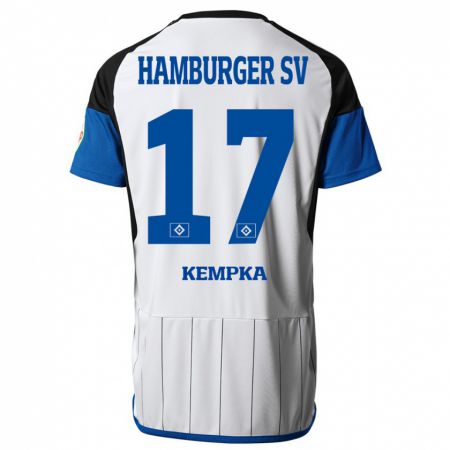 Kandiny Donna Maglia Sylvana Kempka #17 Bianco Kit Gara Home 2023/24 Maglietta