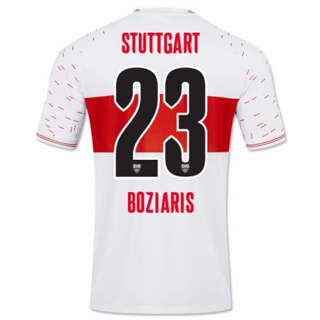 Kandiny Dames Giannis Boziaris #23 Wit Thuisshirt Thuistenue 2023/24 T-Shirt België