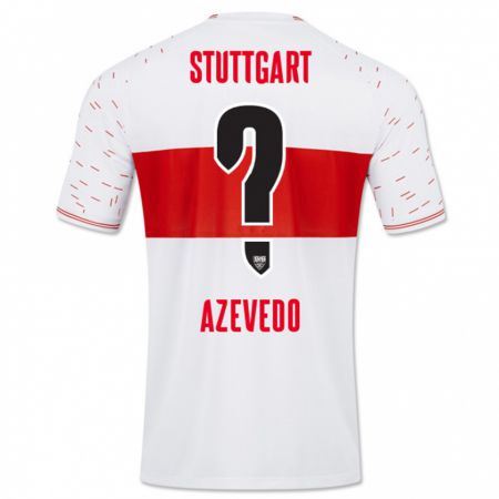 Kandiny Mujer Camiseta Alexandre Azevedo #0 Blanco 1ª Equipación 2023/24 La Camisa