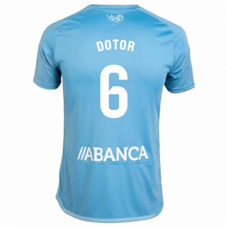 Kandiny Donna Maglia Carlos Dotor #6 Blu Kit Gara Home 2023/24 Maglietta