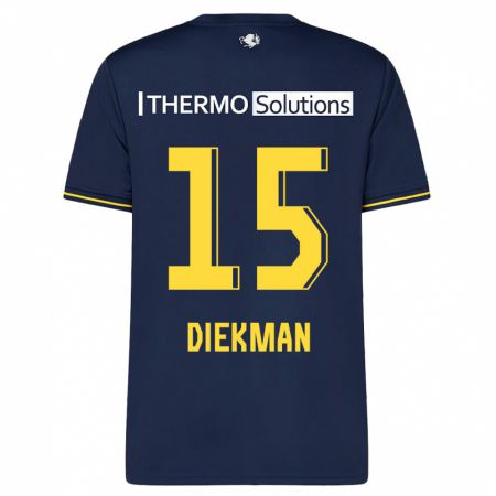 Kandiny Damen Jill Diekman #15 Marine Auswärtstrikot Trikot 2023/24 T-Shirt Österreich