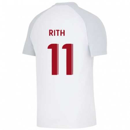 Kandiny Damen Monique Rith #11 Weiß Auswärtstrikot Trikot 2023/24 T-Shirt Österreich