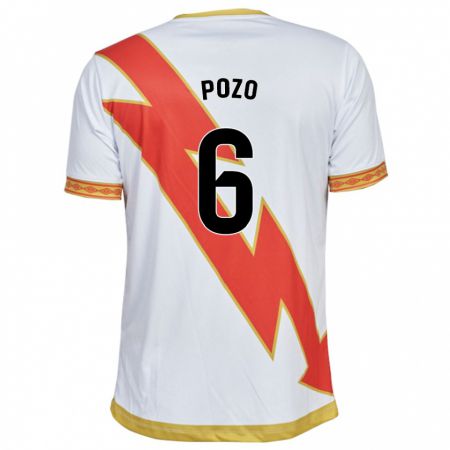 Kandiny Kinderen José Pozo #6 Wit Thuisshirt Thuistenue 2023/24 T-Shirt België