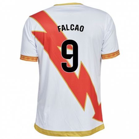 Kandiny Niño Camiseta Radamel Falcao #9 Blanco 1ª Equipación 2023/24 La Camisa