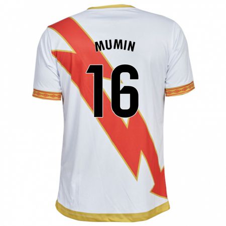 Kandiny Niño Camiseta Abdul Mumin #16 Blanco 1ª Equipación 2023/24 La Camisa