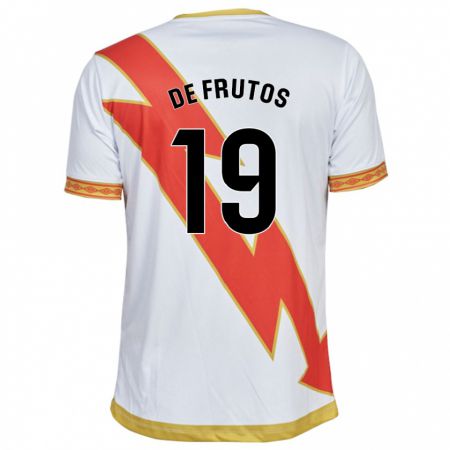 Kandiny Niño Camiseta Jorge De Frutos #19 Blanco 1ª Equipación 2023/24 La Camisa