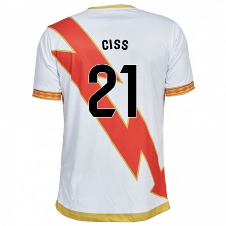 Kandiny Niño Camiseta Pathé Ciss #21 Blanco 1ª Equipación 2023/24 La Camisa