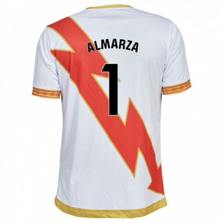 Kandiny Niño Camiseta Ana Almarza Garrido #1 Blanco 1ª Equipación 2023/24 La Camisa