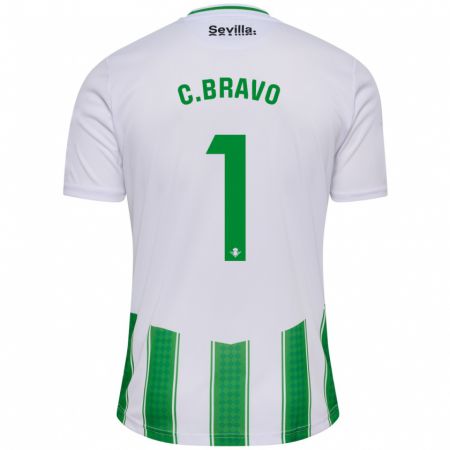 Kandiny Bambino Maglia Claudio Bravo #1 Bianco Kit Gara Home 2023/24 Maglietta