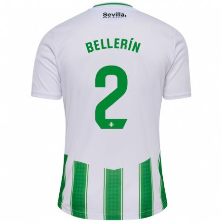 Kandiny Bambino Maglia Héctor Bellerín #2 Bianco Kit Gara Home 2023/24 Maglietta