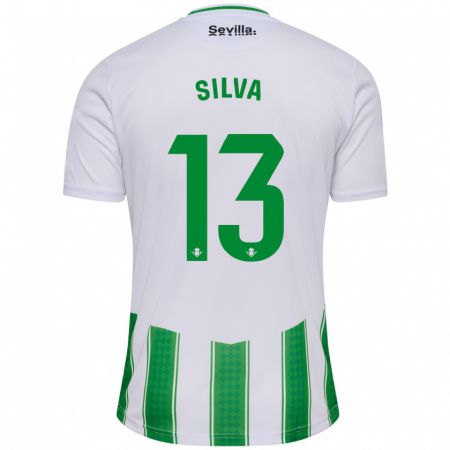 Kandiny Niño Camiseta Rui Silva #13 Blanco 1ª Equipación 2023/24 La Camisa