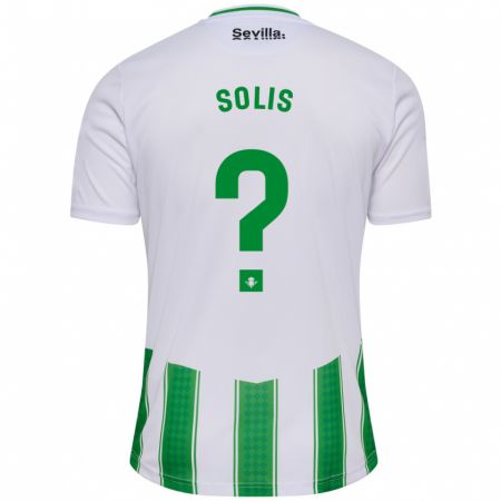 Kandiny Niño Camiseta Marcos Solís #0 Blanco 1ª Equipación 2023/24 La Camisa