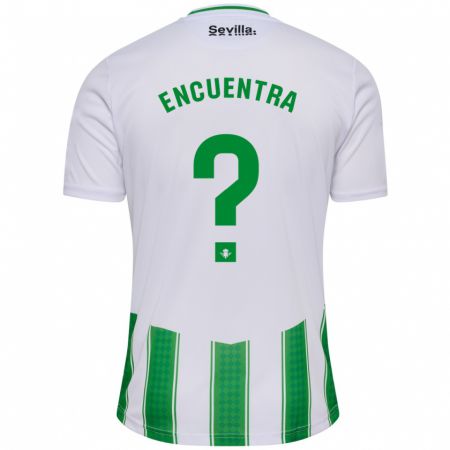 Kandiny Niño Camiseta Jan Encuentra #0 Blanco 1ª Equipación 2023/24 La Camisa