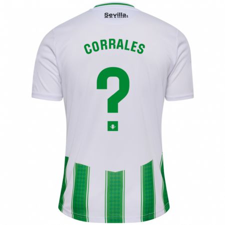 Kandiny Niño Camiseta Fran Corrales #0 Blanco 1ª Equipación 2023/24 La Camisa