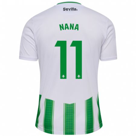 Kandiny Niño Camiseta Nuria Ligero Fernández #11 Blanco 1ª Equipación 2023/24 La Camisa