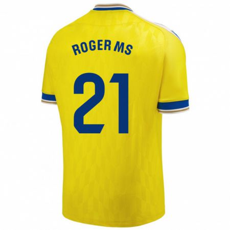 Kandiny Bambino Maglia Roger Martí #21 Giallo Kit Gara Home 2023/24 Maglietta