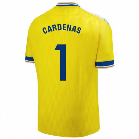 Kandiny Bambino Maglia Raquel Cárdenas #1 Giallo Kit Gara Home 2023/24 Maglietta