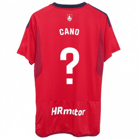 Kandiny Kinderen Javi Caño #0 Rood Thuisshirt Thuistenue 2023/24 T-Shirt België