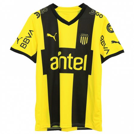 Kandiny Bambino Maglia Camilo Mayada #16 Giallo Nero Kit Gara Home 2023/24 Maglietta