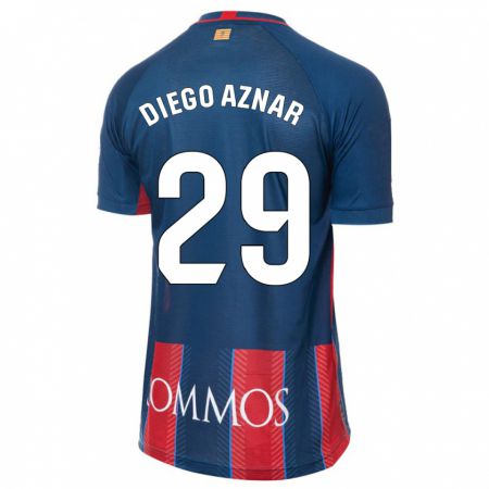 Kandiny Niño Camiseta Diego Aznar #29 Armada 1ª Equipación 2023/24 La Camisa