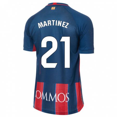 Kandiny Bambino Maglia Alejandra Martínez #21 Marina Militare Kit Gara Home 2023/24 Maglietta