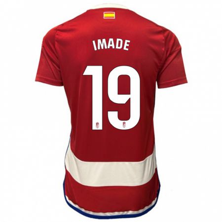 Kandiny Bambino Maglia Edna Imade #19 Rosso Kit Gara Home 2023/24 Maglietta