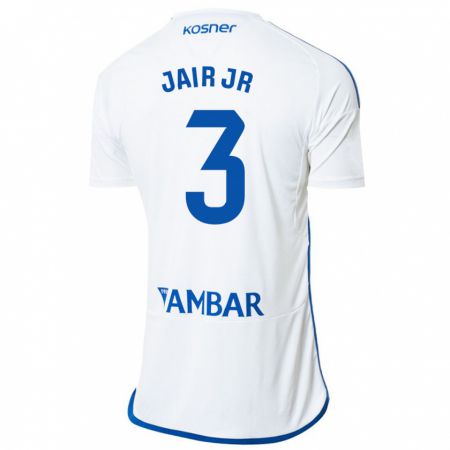 Kandiny Bambino Maglia Jair Amador #3 Bianco Kit Gara Home 2023/24 Maglietta