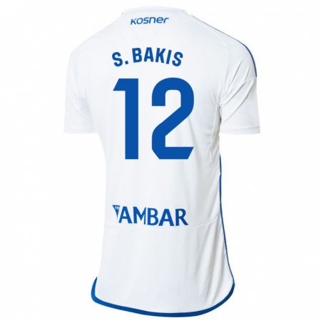 Kandiny Bambino Maglia Sinan Bakış #12 Bianco Kit Gara Home 2023/24 Maglietta