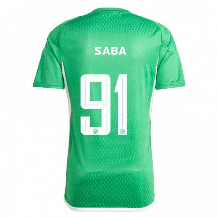 Kandiny Bambino Maglia Dia Saba #91 Bianco Blu Kit Gara Home 2023/24 Maglietta