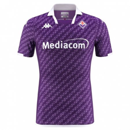 Kandiny Bambino Maglia Il Tuo Nome #0 Viola Kit Gara Home 2023/24 Maglietta