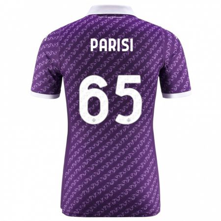 Kandiny Kinder Fabiano Parisi #65 Violett Heimtrikot Trikot 2023/24 T-Shirt Österreich