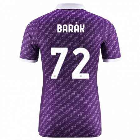 Kandiny Bambino Maglia Antonin Barak #72 Viola Kit Gara Home 2023/24 Maglietta