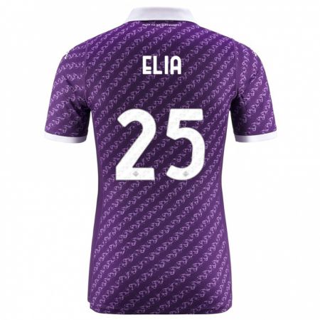 Kandiny Bambino Maglia Mirko Elia #25 Viola Kit Gara Home 2023/24 Maglietta