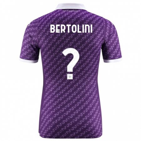 Kandiny Bambino Maglia Gabriele Bertolini #0 Viola Kit Gara Home 2023/24 Maglietta