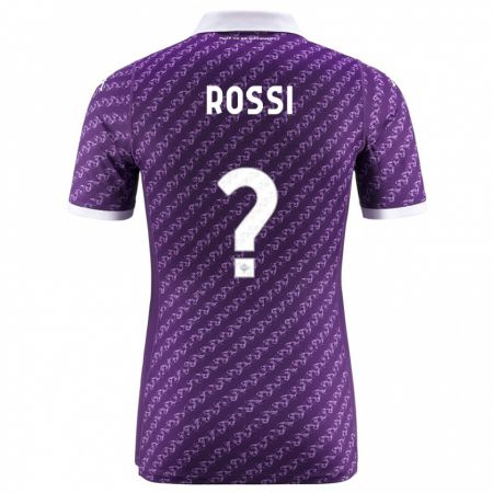 Kandiny Kinder Alessandro Rossi #0 Violett Heimtrikot Trikot 2023/24 T-Shirt Österreich