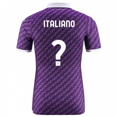 Kandiny Bambino Maglia Riccardo Italiano #0 Viola Kit Gara Home 2023/24 Maglietta