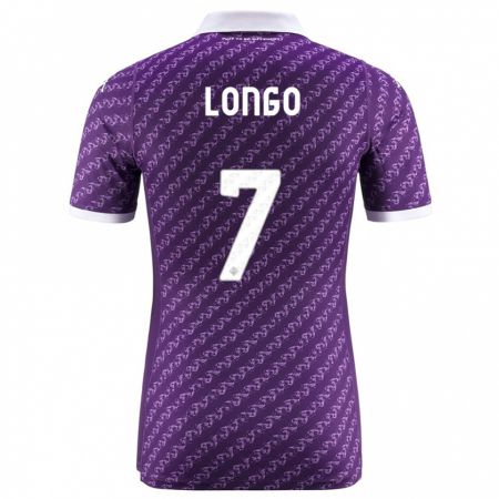 Kandiny Kinder Miriam Longo #7 Violett Heimtrikot Trikot 2023/24 T-Shirt Österreich