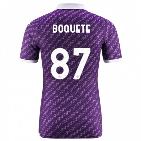 Kandiny Bambino Maglia Verónica Boquete #87 Viola Kit Gara Home 2023/24 Maglietta